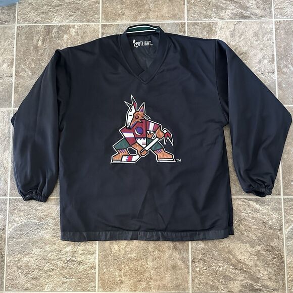 Vintage Y2K NHL Phoenix Coyotes Spotlight Reversible Jacket Pullover Size XL - Picture 8 of 15
